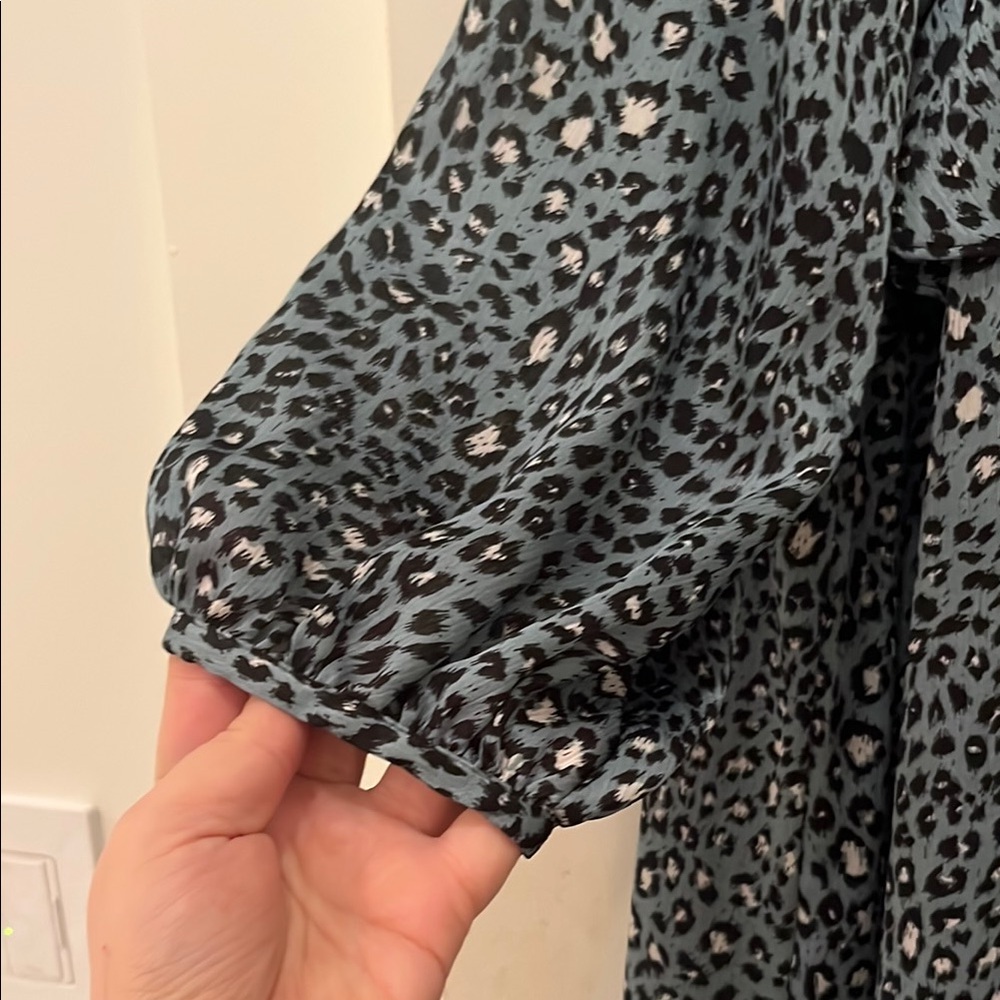 Leopard Print Ruffle Dress - Picture 6 of 6